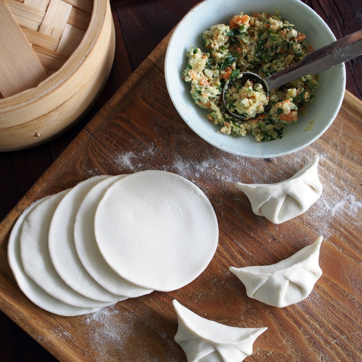 Vegetable & Shiitake Mushroom Dumpling Filling